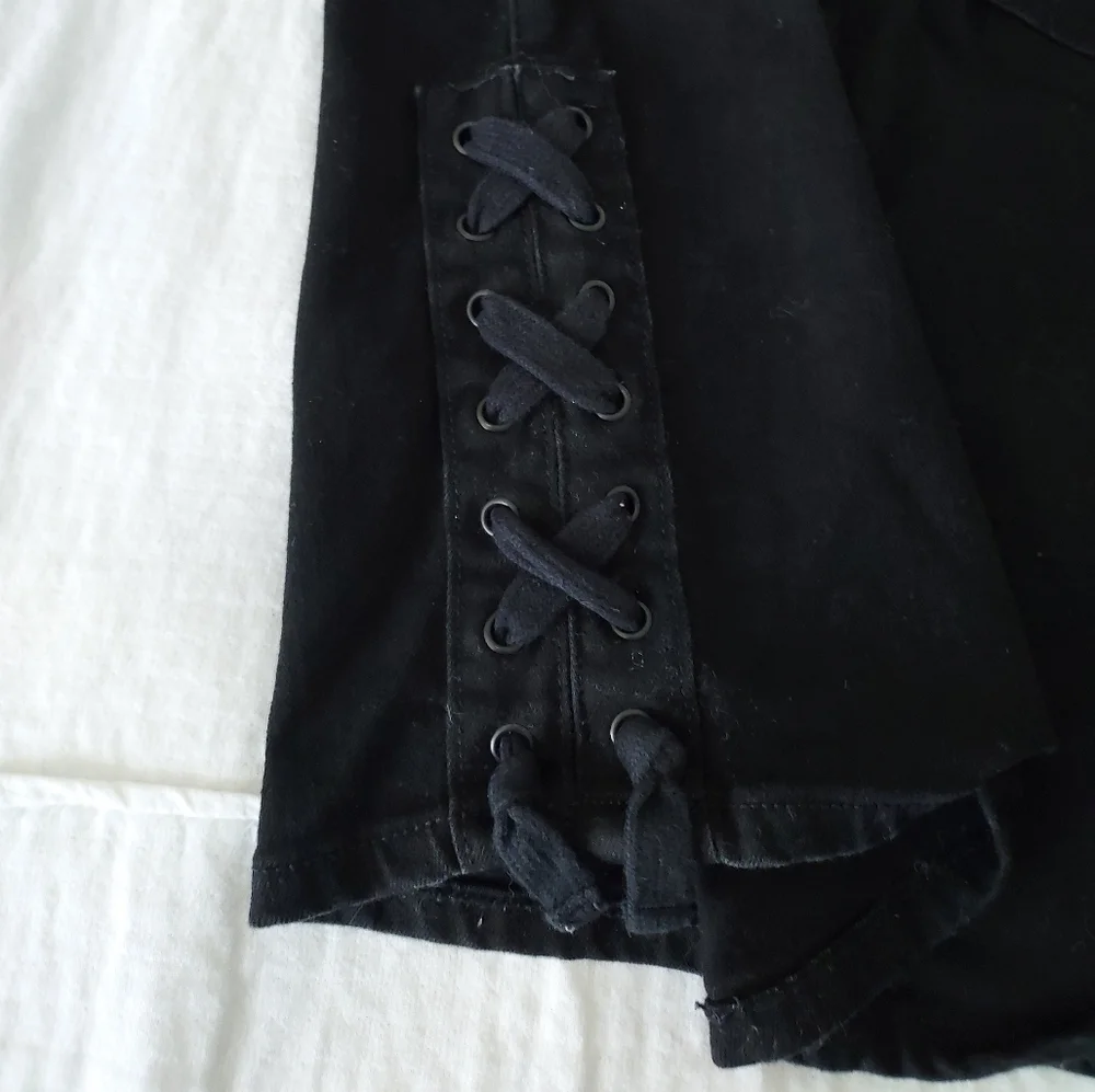 GAP Black Denim Skirt